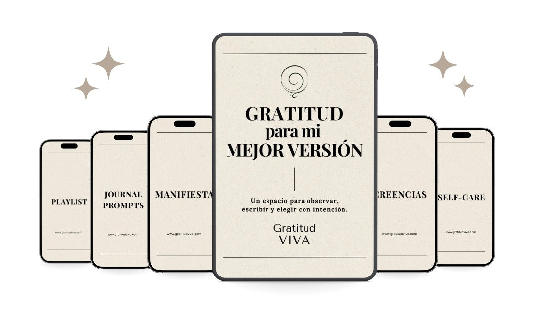 Diario gratitud para mi mejor versión + acompañamientos