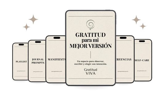 Diario gratitud para mi mejor versión + acompañamientos